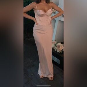 House of CB blush pink dress